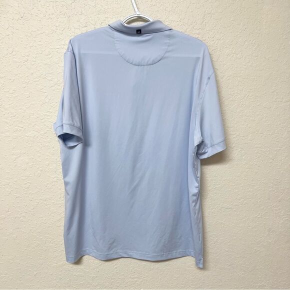 Mizzen+Main Light Blue Polo Shirt - Picture 6 of 7